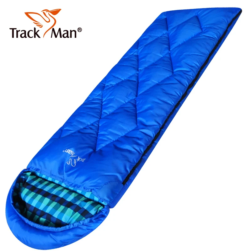 Trackman التخييم كيس النوم الشتاء بطة أسفل المشي في الهواء الطلق أكياس النوم ل الطقس البارد النايلون التفتا لينة مريحة