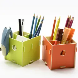 Настольный ящик для хранения пластиковый материал канцелярские принадлежности многофункциональные ручки для хранения канцелярские