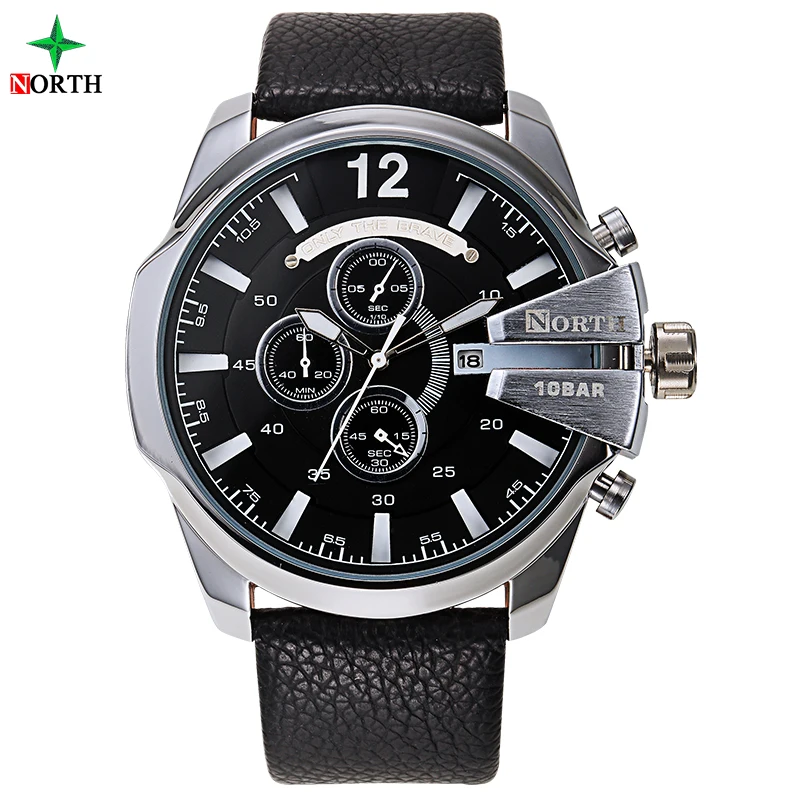 NORTH Men Watch Sport 30M Waterproof Fashion Wristwatch Montre Homme