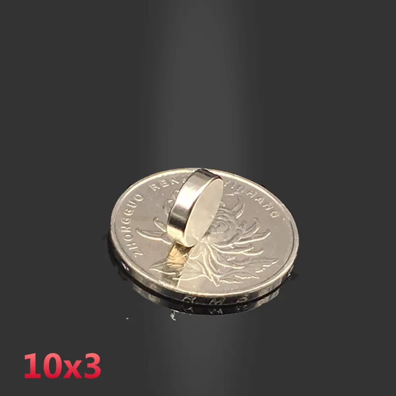 

100PC 10*3 mm neodymium magnet 10mm*3mm strong rare earth neodymium magnets 10*3mm NdFeB permanent round magnetic 10mm x 3mm