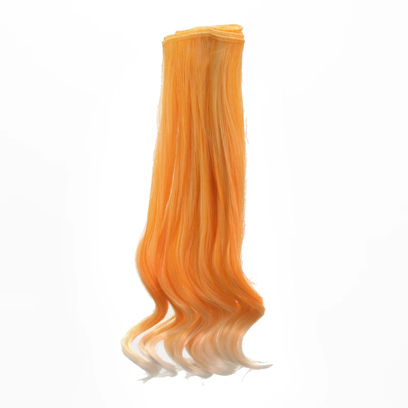 New Fashion 25100cm Diy Mini Tresses Doll Wig High-Temperature Material Curly Hair Wig For SD BJD Doll Accessories (3)