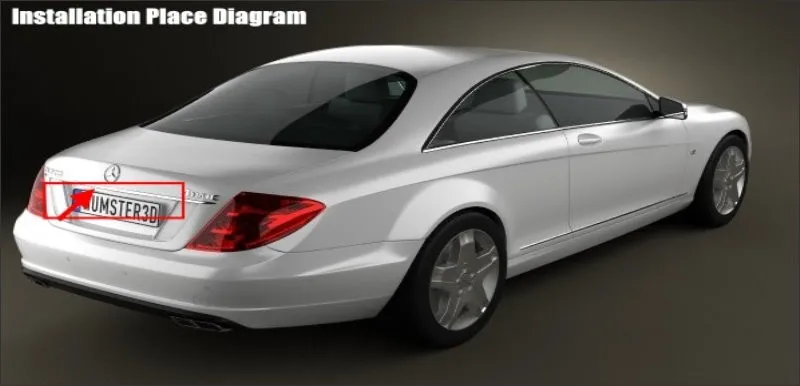 Liislee HD CCD SONY сзади Камера для MB Mercedes Benz CL Class W216 умная камера для парковки обратный резервный/NTSC RCA AUX