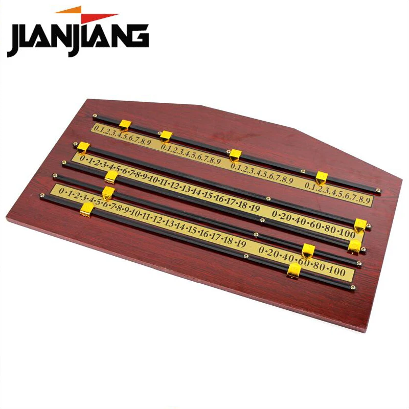 

JIANJIANG Billiard Scoreboard Scorer Counting Solid Wood Score Snooker Pool Billiards Snooker Billiards Accessories