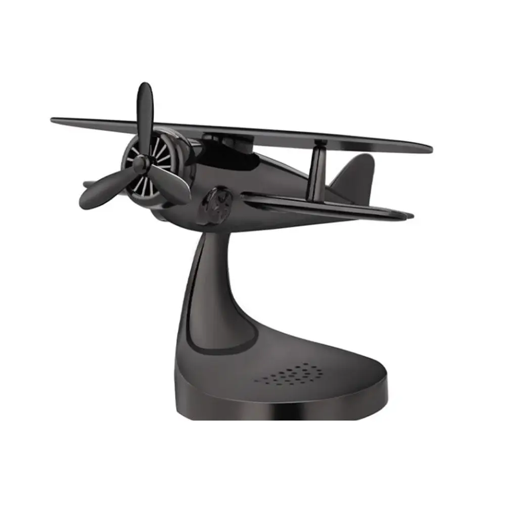 

Car-styling Solar Power Aircraft Model Ornament Airplane Aroma Diffuser Decor