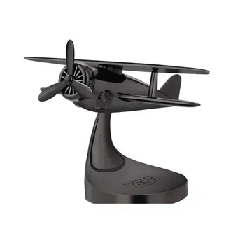

Car-styling Solar Power Aircraft Model Ornament Airplane Aroma Diffuser Decor