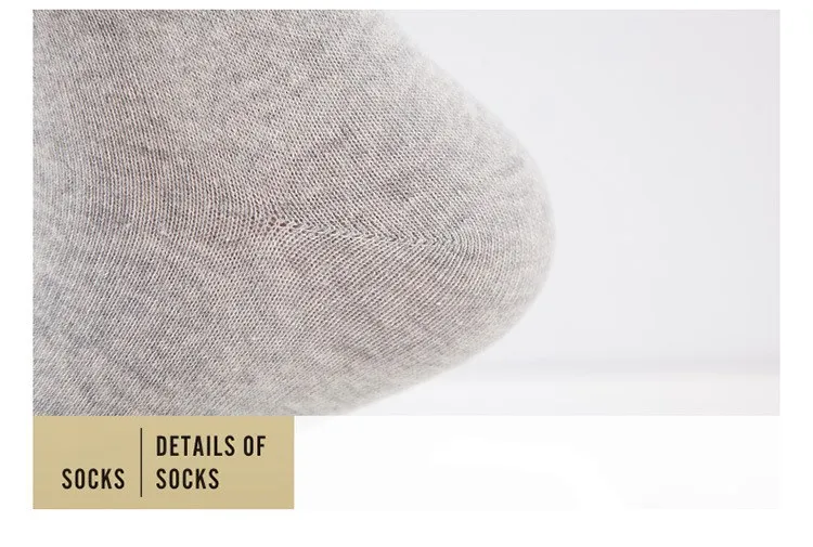 High Quality Casual Men's Business Socks For Men Cotton Brand Crew Autumn Winter Black White Socks meias homens 10 Pairs Big Size06