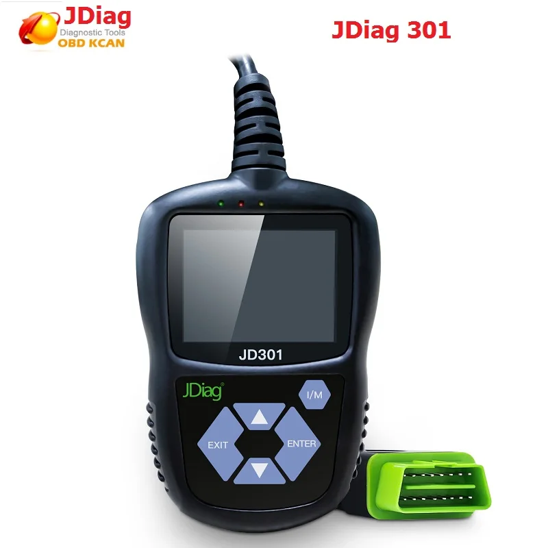 

NEWEST JDiag JD301 OBD2 OBDII Code Reader Scan Tools Car Diagnostic Tool PK AD310 NL100 OM123 Scanner for Lexia Saab Renault VAG