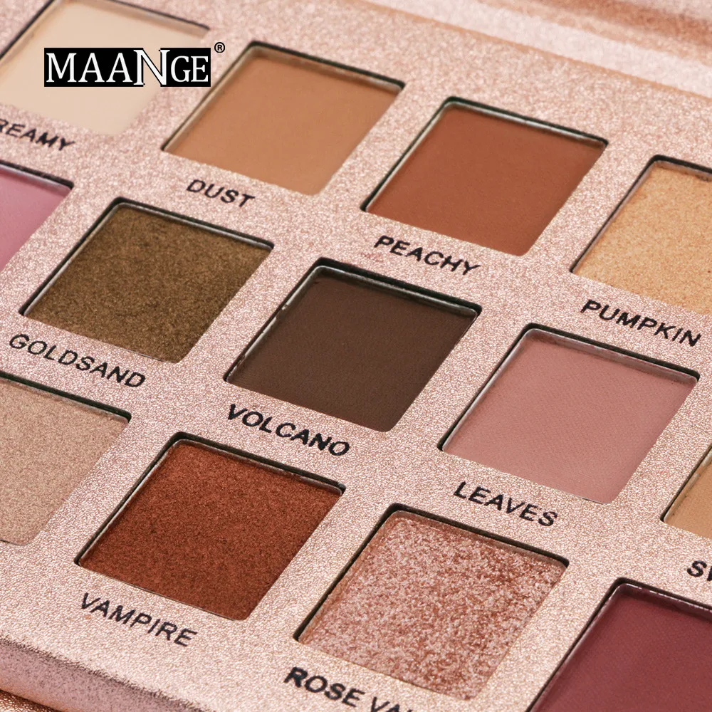 

Beauty18 Color Shimmer Glitter Eye Shadow Powder Matte Eyeshadow Palette Makeup brochas maquillaje profesional maquillage 5.2DJL