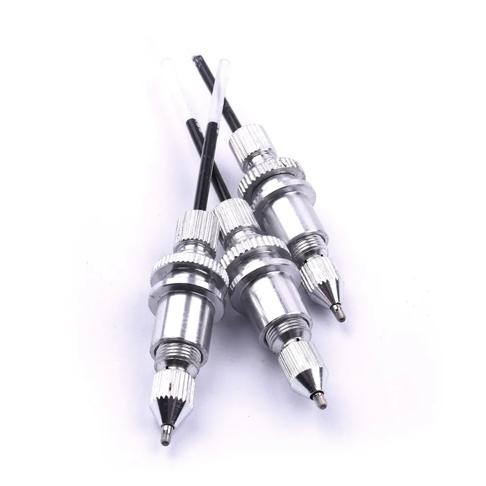 

New 1/3pcs Silver Aluminium 11.5*28MM Cutting Plotter Vinyl Cutter Pen Holder 50mm Screw Adjustment for Plotter Pen Holder