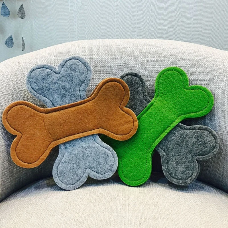 

2019 Pet Cross Boneraininghrowoy Color Mix Cute Pet Pillow Smallooth Cleaning Molaroy Bone Shape Flyingoy Interactive