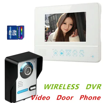 

wireless 7" TFT Video Door Phone Home Entry Intercom Doorbell IR Night Vision Camera