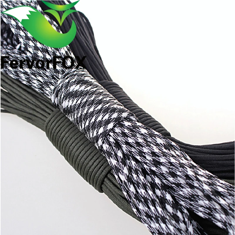 5 متر Dia.4mm 7 موقف النوى Paracord لل بقاء المظلة الحبل الحبل التخييم تسلق الحبل التخييم المشي لمسافات طويلة حبل الغسيل