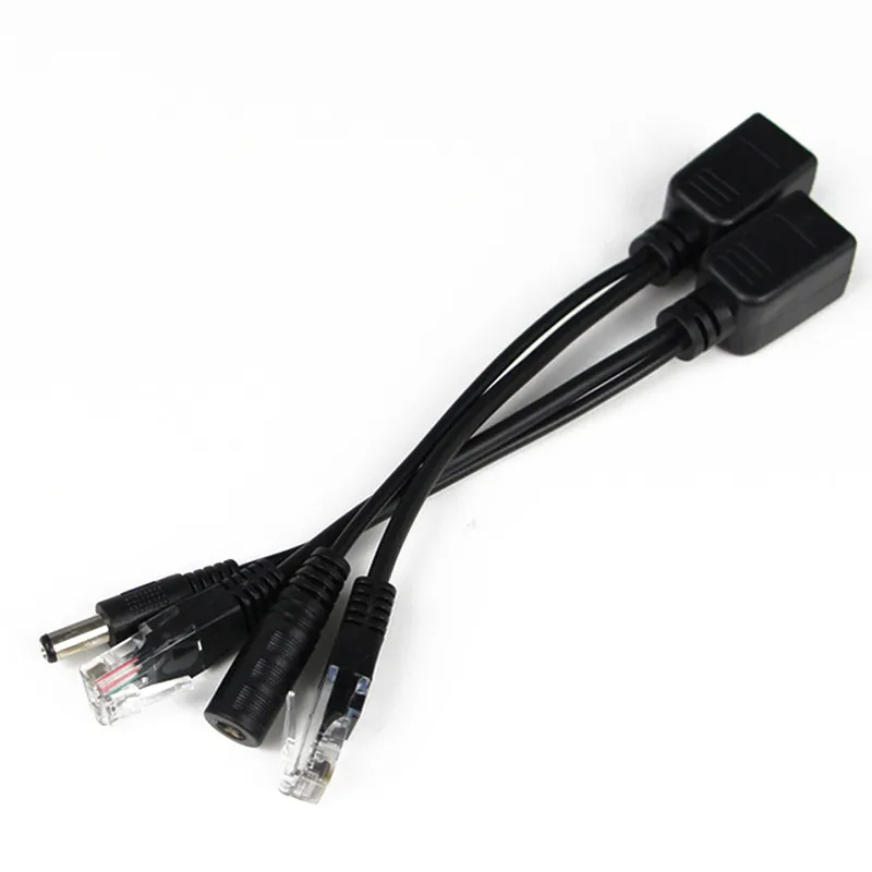 Горячий POE кабель пассивный силовой адаптер через Ethernet кабель POE сплиттер инжектор модуль питания 12-48 В для ip-камеры