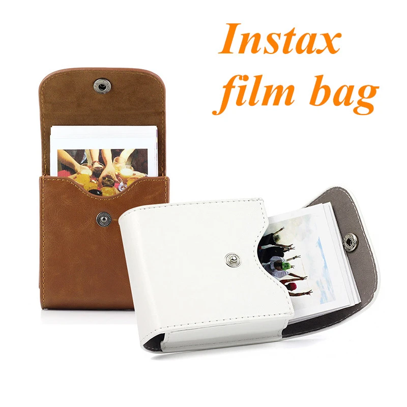 Fujifilm Instax Mini Film Waterproof PU Leather Photo Storage Bag Pouch Pocket Case for fuji Square SQ20 SQ10 SQ6 SP-3 Camera camera and lens backpack