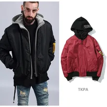 Зимняя брендовая куртка для мужчин, теплое пальто, верхняя одежда с хлопковой подкладкой, мужские пальто, куртки с капюшоном и воротником, модная одежда, толстые парки, MA1 стиль