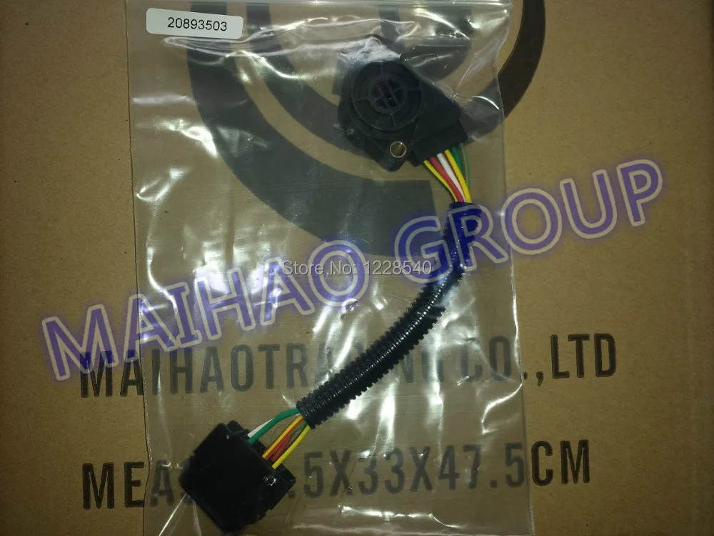 

20893503 3985226 Pedal Position Sensor for Volvo Truck with 6 PIN 6 Wire Position Sensor Free Shipping
