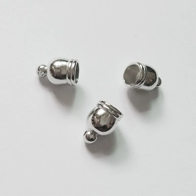 hole-size-6mm-tassel-caps-cord-crimps-end-beads-caps-W-Loop-jewelry-Textured-Round-Leather (1)