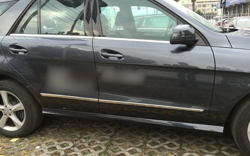 Боковая дверь кузова Молдинг Накладка ABS для Mercedes Benz GL X166 2012 2013