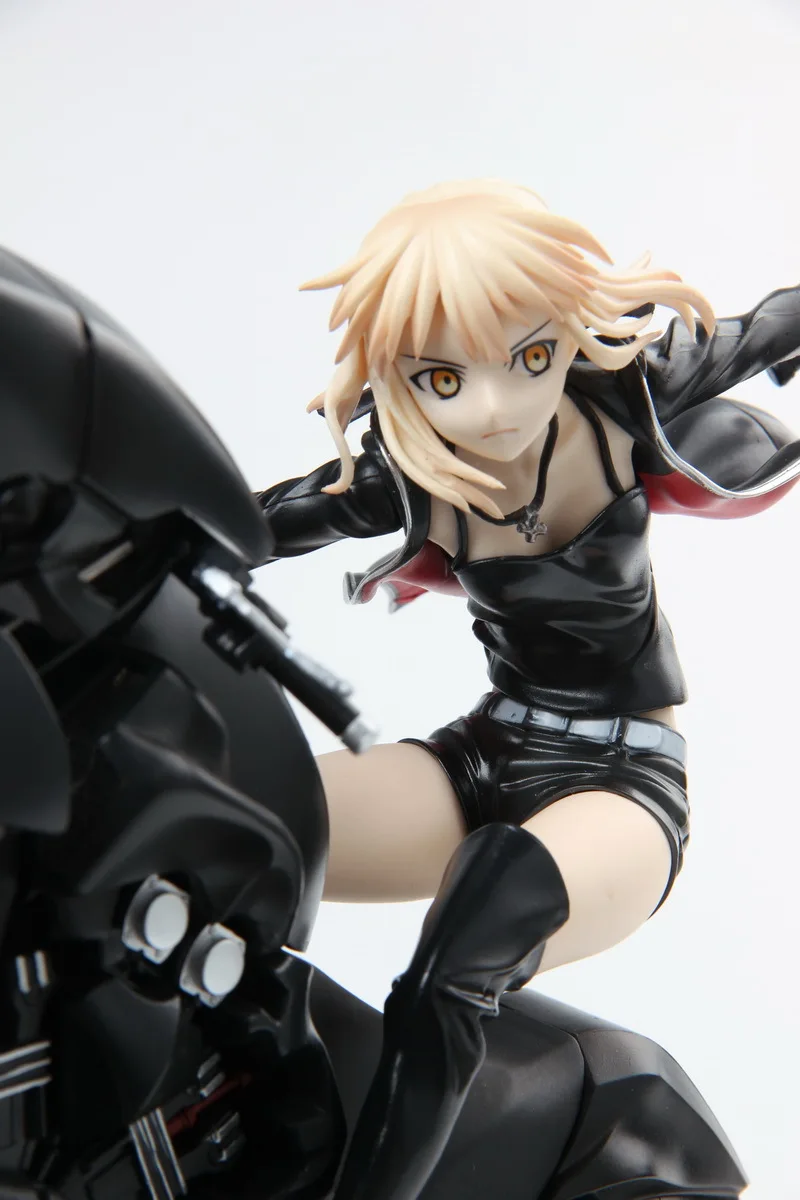 Японское аниме FGO Fate Grand Order Saber Cuirassier Noir мотоцикл фигурка модель игрушки