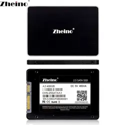 Zheino SATA3 SSD 480 ГБ 512 ГБ SSD High speed 2,5 дюймов жесткий диск 7 мм Внутренний твердотельный накопитель SSD для портативных ПК Desktop