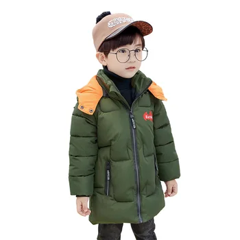 

Children's new winter Batman warm cotton coat boys fashion long hooded warm jacket 1-5 years old