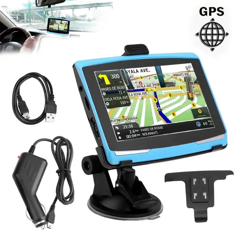  5 inch Tragbare 8 gb GPS Auto Navigation Navigator FM Empfänger AV-IN SAT NAV mit Nordamerika/Europ
