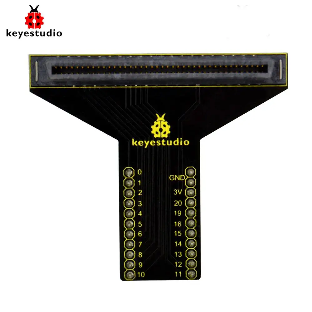 

keyestudio 3.3V T-type microbit Module Shield Adapter for BBC Micro:Bit