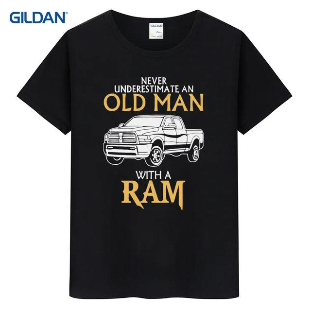 Original Black Tees DODGE RAM HEMI Engine Truck Car V8 Power Mens