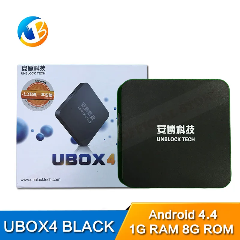 

UBOX4 C800 Black New Smart TV Box Unblock Tech ubox Android 4.4 Bluetooth Set Top Box for Japanese Korean Malay Singapore US