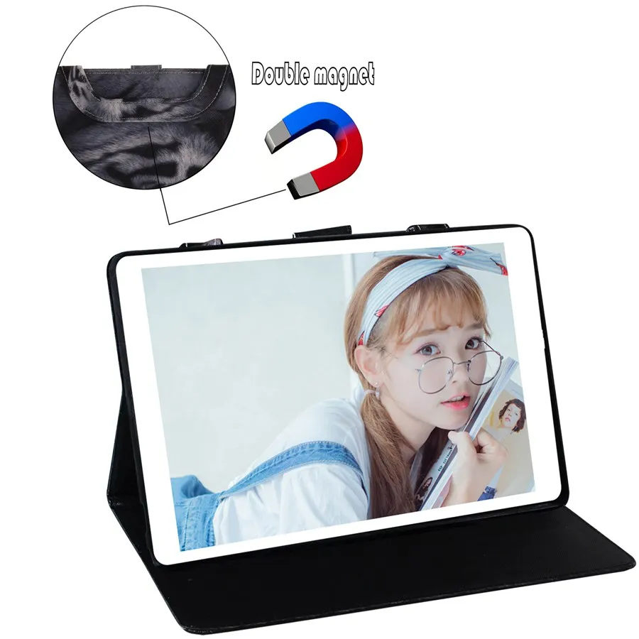 Сумка чехол для планшета Huawei MediaPad M5 lite 8 2019 Honor Tab 5 0 с откидной крышкой и пленкой