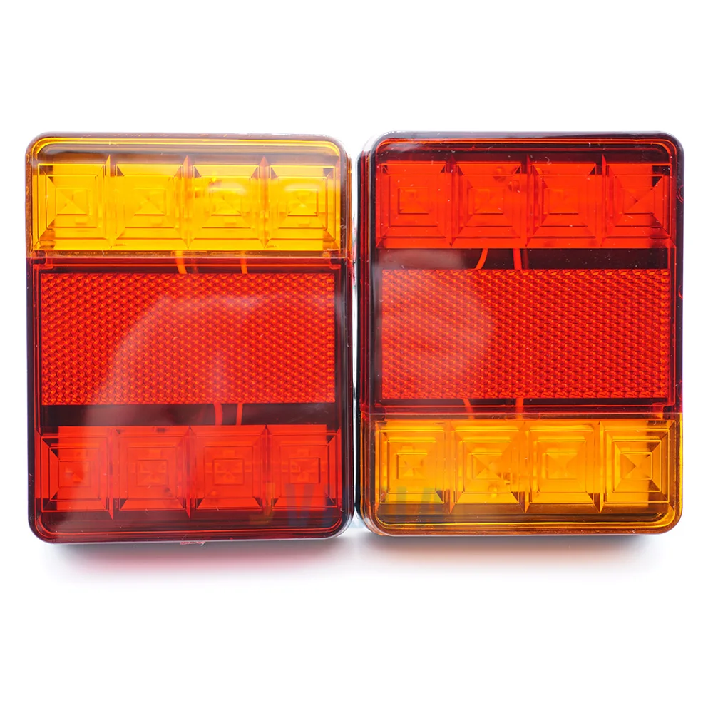 2x 12V Car Truck LED Rear Tail Light Warning Lights Rear Lamp For Trailer Caravans UTE Campers ATV Boats led tail lights led warning lights