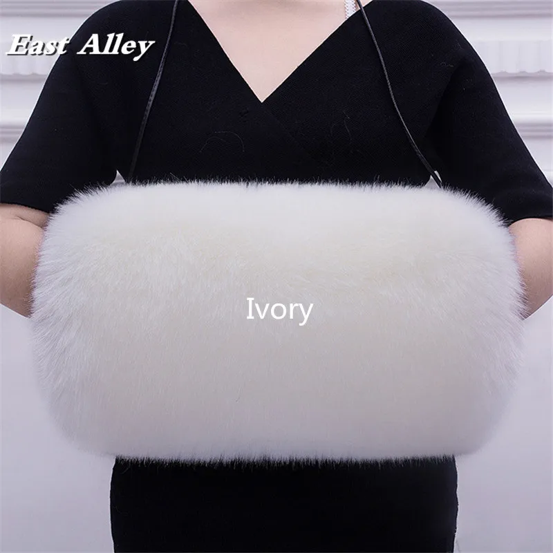 

New Thick Faux Fur Muff Winter Hand Warmer Match Wedding Cloak