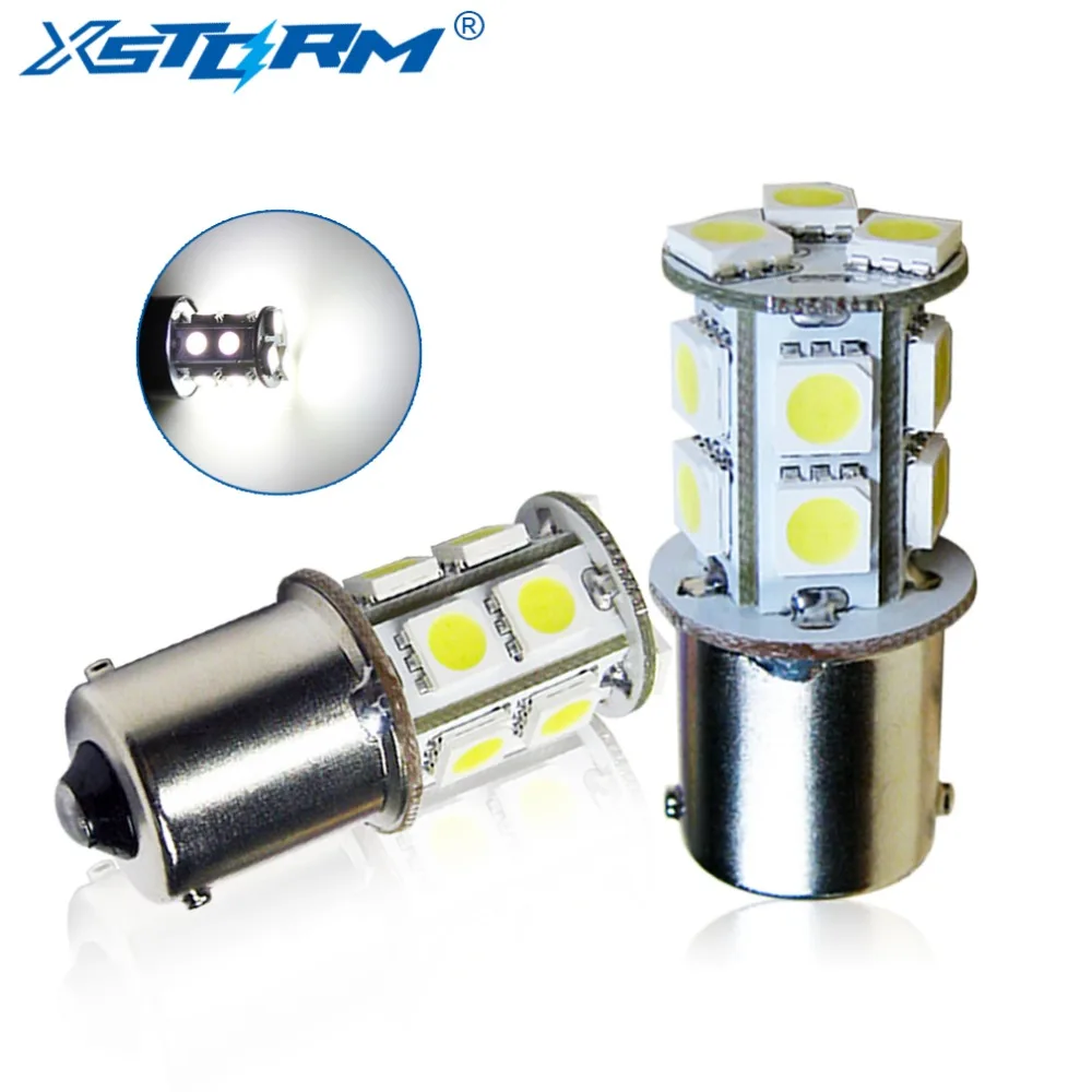 2pcs 1156 BA15S 13 SMD White LED Bulb Lamp p21w R5W led car bulbs Turn