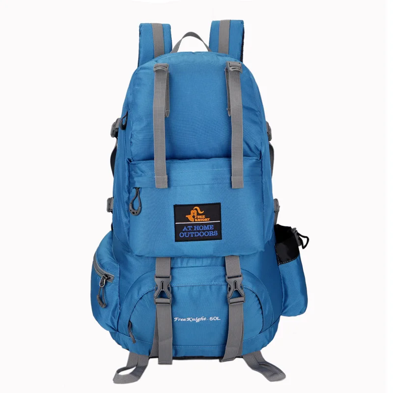 50L Камуфляж высокой емкости анти-брызг Рюкзак Туризм туристический рюкзак A5141 - Цвет: blue