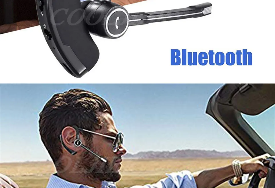 COOLJIER V8S бизнес Bluetooth гарнитура для автомобиля Bluetooth Handsfree Беспроводные bluetooth наушники с микрофоном для iPhone Xiaomi samsung