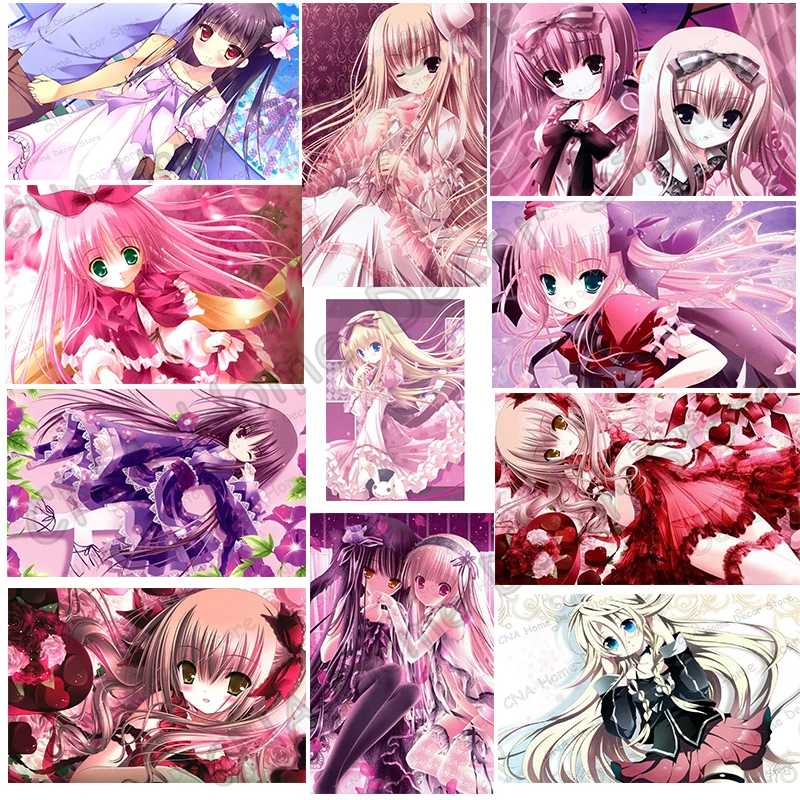 

Anime Cartoon Girls full square drill Mosaic 5D Diy Diamond Embroidery Painting Resin 3D Cross Stitch Kits room decration