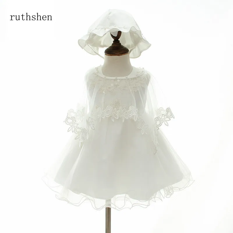 Ruthshen/Новое поступление, платья для причастия без рукавов, Vestido, вечерние платья, детские платья с аппликацией, пышное платье для маленьких