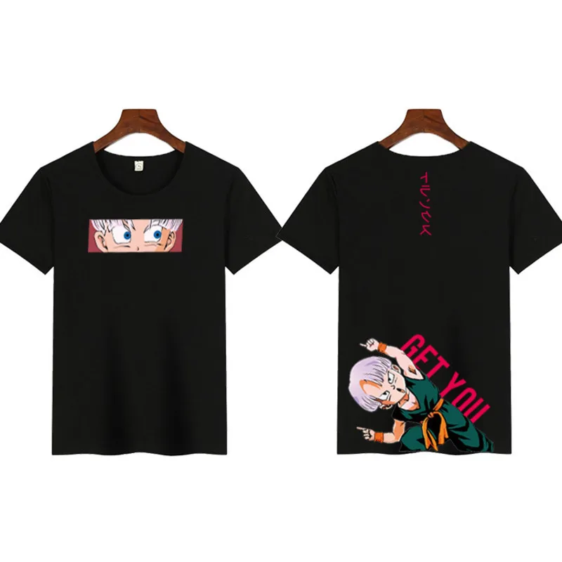 Dragon Ball Super Saiyan Goku Vegeta Printing T-shirt Men Women Couple Lovers Anime T shirt Harajuku Cotton Tee Shirts Plus Size Dragon Ball Super Saiyan Goku Vegeta Printing T-shirt Men Women Couple Lovers Anime T shirt Harajuku Cotton Tee Shirts Plus Size
