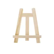Мини художника деревянный мольберт деревянная подставка Дисплей Держатель для вечерние украшения 15*20 см Triange мольберт
