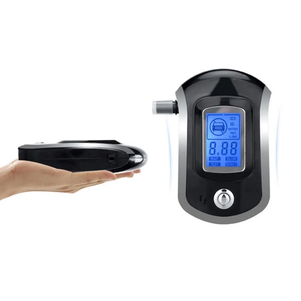

ALC Smart Breath Alcohol Tester Digital LCD Breathalyzer Analyzer AT6000 High Quality