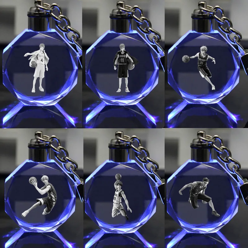 أنيمي Kuroko لا كرة مفتاح سلسلة أكاشي Seijuro Kise ريوتا Aomine دايكي كاغامي التايغا الكريستال مضيئة المفاتيح sleutelhanger أنيمي Kuroko لا كرة مفتاح سلسلة أكاشي Seijuro Kise ريوتا Aomine دايكي كاغامي التايغا الكريستال مضيئة المفاتيح sleutelhanger