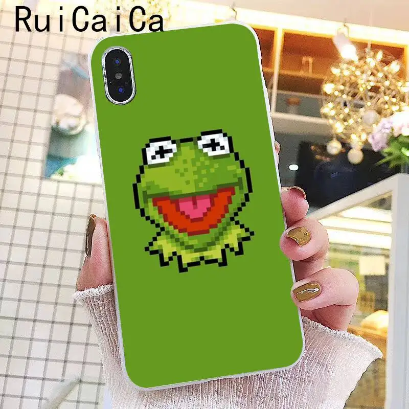 Ruicaica Kermit зеленая лягушка Забавный Милый гей мягкий чехол для телефона из ТПУ чехол для iPhone X XS MAX 6 6s 7 7plus 8 8Plus 5 5S SE XR 10