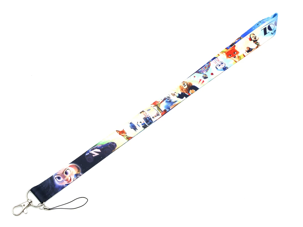 

New Cartoon Zootopia Premium Lanyard ID Badge Holder Key Neck Strap kids gifts