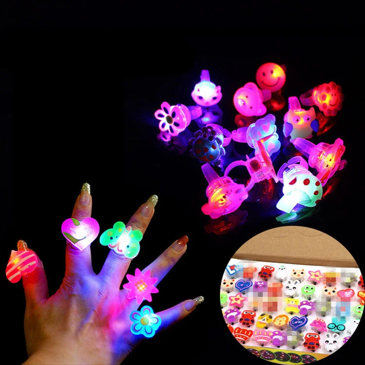 1 шт. креативное освещение игрушки Детский подарок 30 стилей мультфильм флэш кольцо Arpa Anyoutdoor роль x часы haloween Вечерние