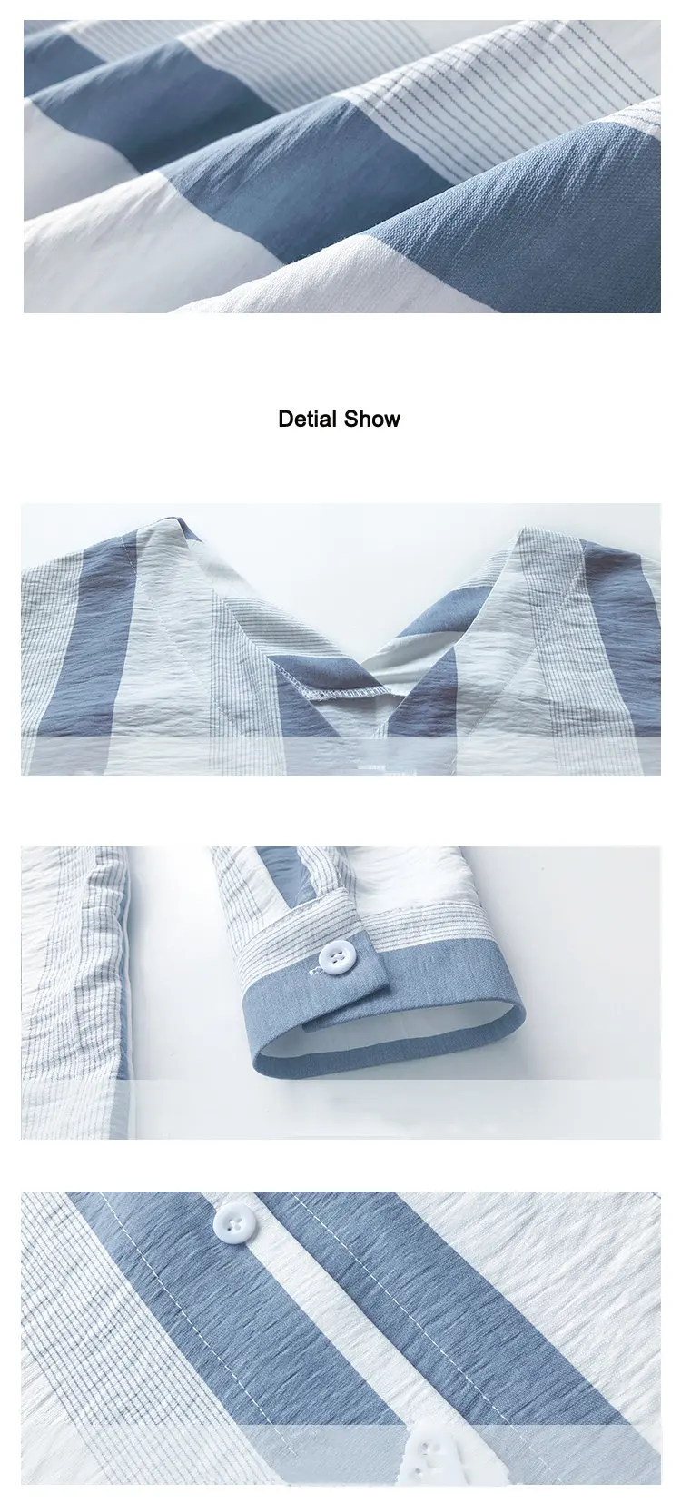 Fashion Long Sleeve Striped Blouse Womens Tops And Blouses 2019 Chiffon Blouse Shirt V-neck Rayas Blusas Mujer Chemise Femme (2)