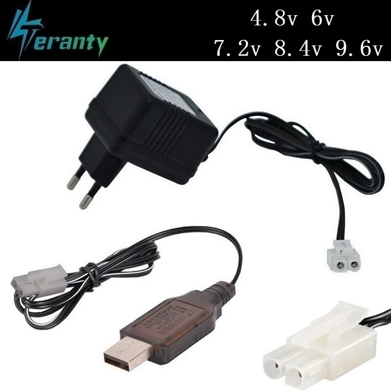 

4.8v 6.0v 7.2v 8.4v 9.6v Charger For Nicd Nimh Battery With Tamiya Plug / KEP-2P Plug Input 110v-240v 9.6v Charger For Rc Toy