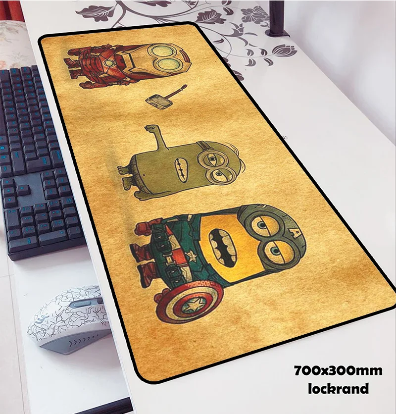 Minions mouse pads 70x30cm pad to mouse notbook computer mousepad Custom gaming mousepad gamer to k