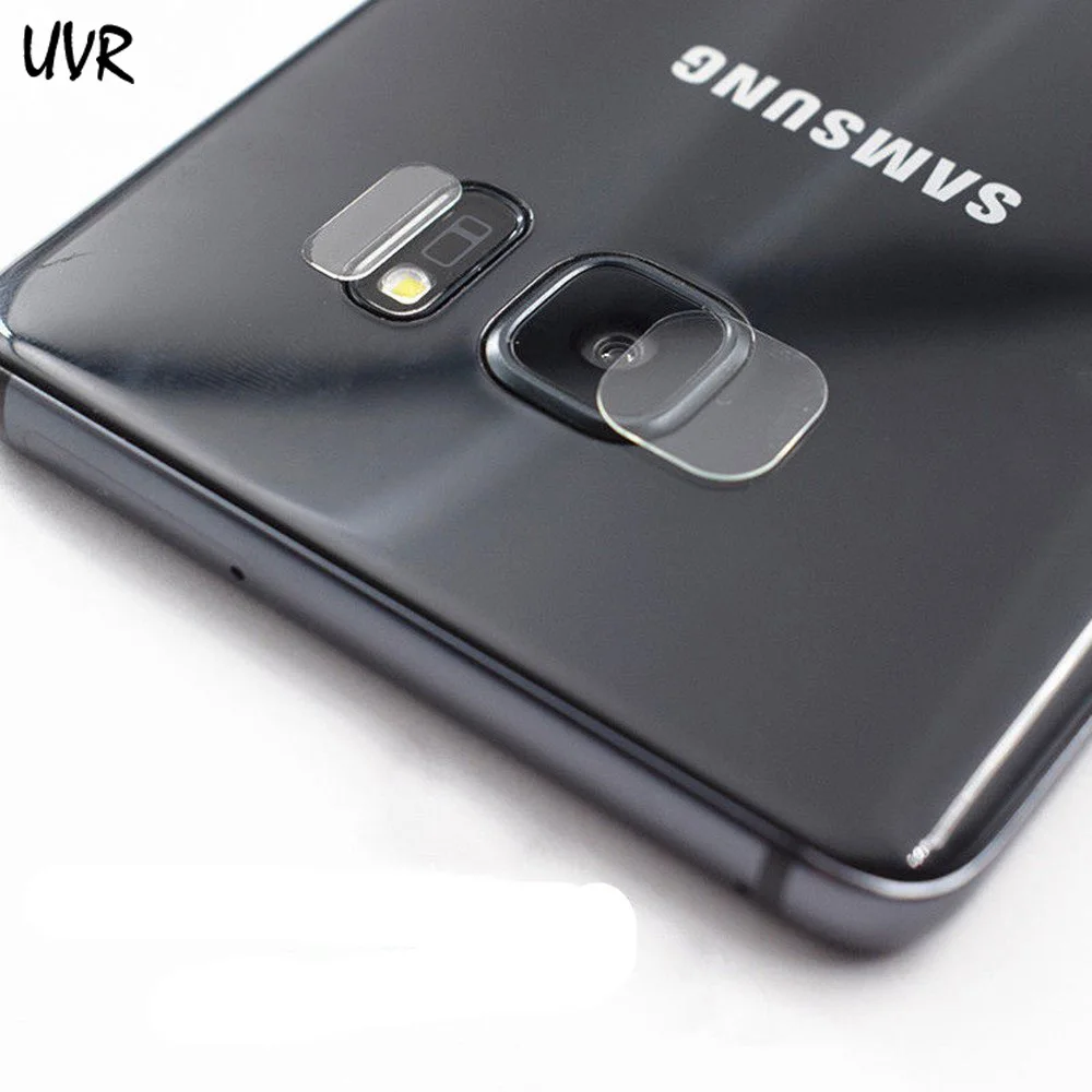 UVR 2 шт. для samsung Galaxy S8 Plus S7 S6 edge задняя камера Объектив Закаленное стекло Защитная пленка для экрана для Note 5 4 C7 C5 A8 Plus