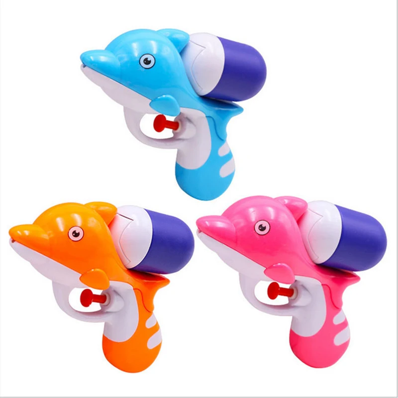 Милые животные Дельфин Форма Водяной пистолет детский Бассейн Водные игрушки водяной пистолет для ванной игрушки Детская ванная комната игрушки подарки для мальчиков девочек