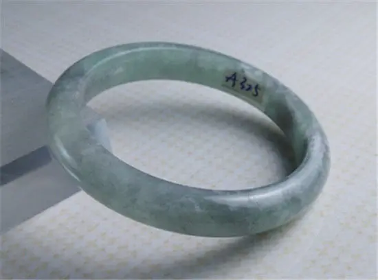 

FREE SHIPPING>>>@@ NEW CHINA JADE FASHION JEWELRY 100% NATURAL GREEN JADEITE JADE BRACELET 55.5MM NEW